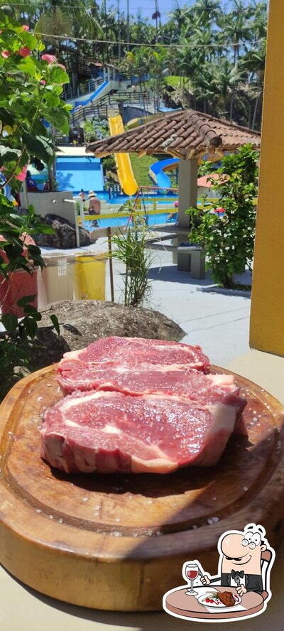 Há uma seleção de opções para os amantes da carne