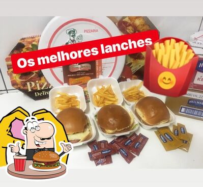Pizzaria Bom Jesus provê uma gama de opções para os amantes dos hambúrgueres