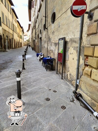 Goditi la vista dall'area esterna di Caffè del Museo