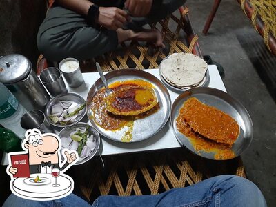 Food at Hotel Rajasthani Dhaba
