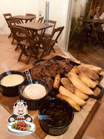 Platos en Bravo Beach