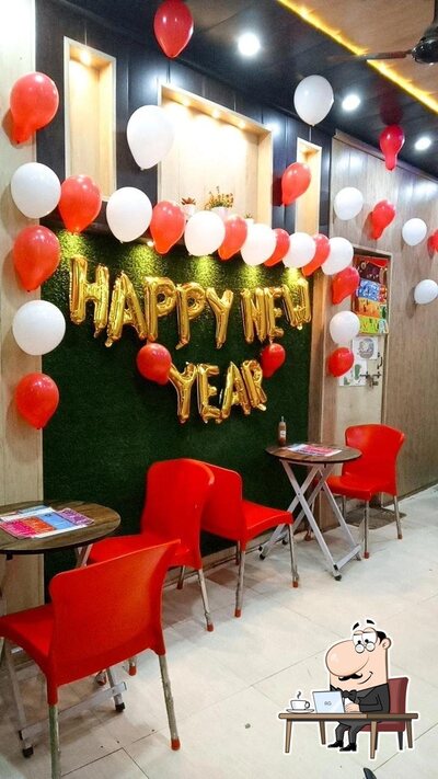 The interior of The Lassi Corner