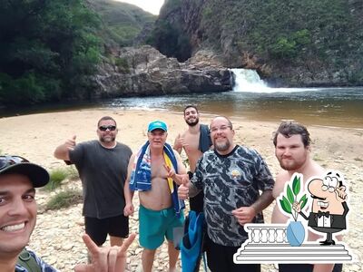 Desfrute da vista da área externa do Pousada Cafundó