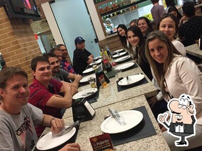 O interior do Marcelo's Pizzaria