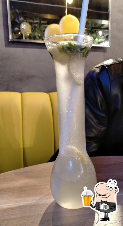 Enjoy a drink at The Burger Company