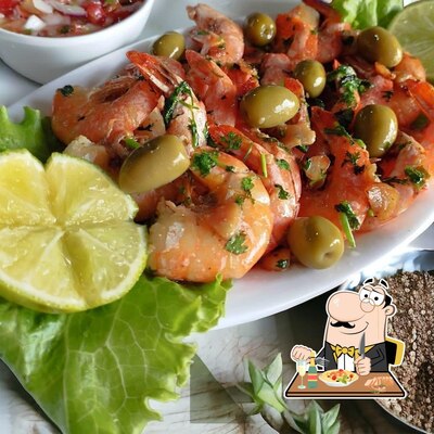 Platos en Algodobeach restaurante