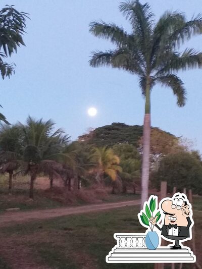 Você pode espairecer no na área externa do CABANA DO ALCI