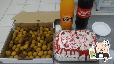 Você pode desfrutar de uma bebida do menu