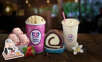 Don’t forget to order a dessert at Baskin-Robbins