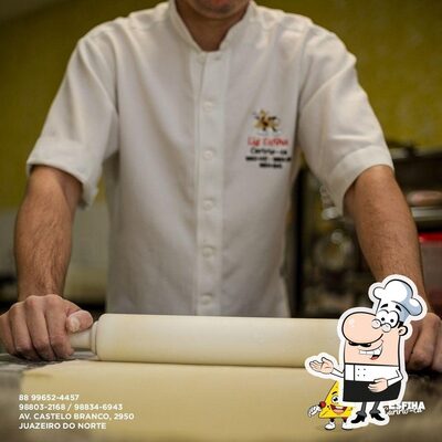 Desfrute culinária preparado pelo chef