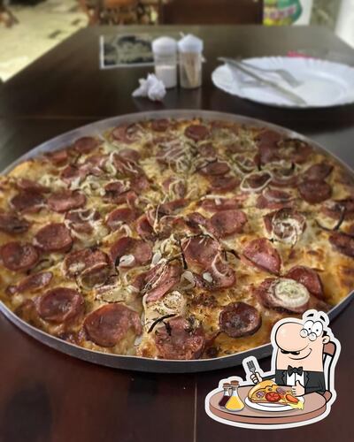 No Cantinho Beer Rustic, você pode pedir pizza