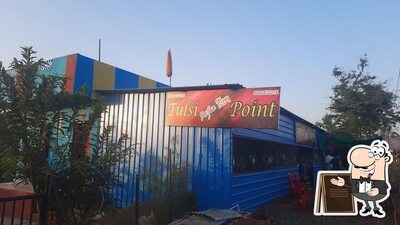 You can get some fresh air at the outside area of Tulsi Refreshing Point