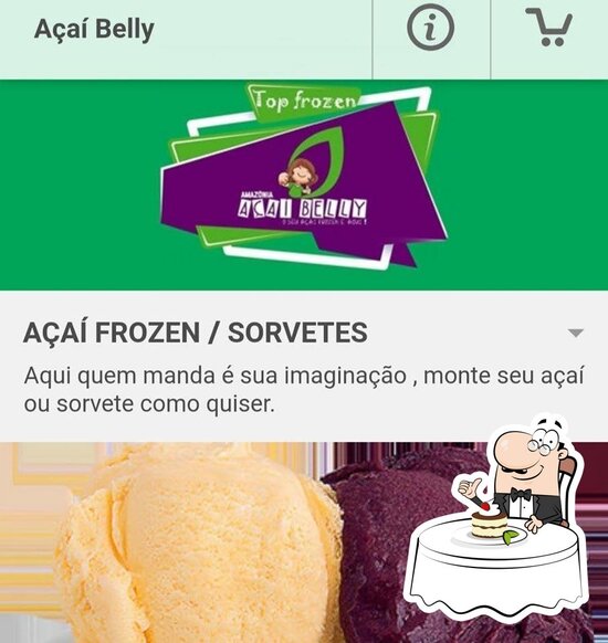 Menu at O seu açaí frozen é aqui! desserts, Manaus