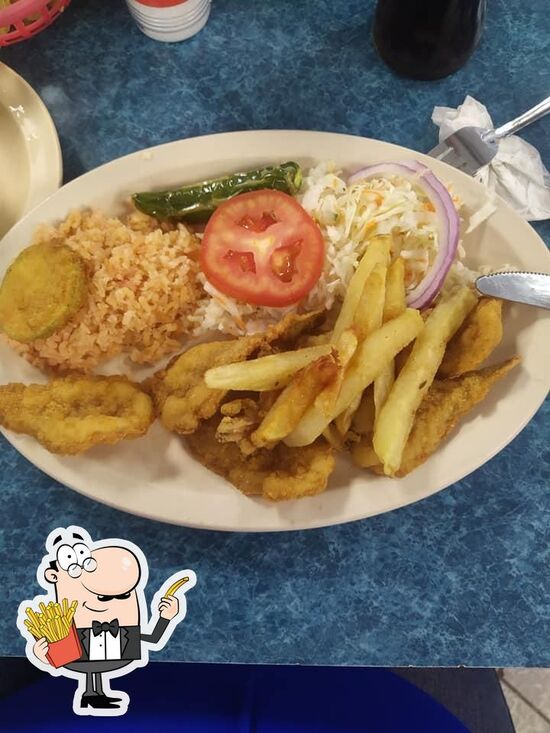 Menu at Mariscos El 6 restaurant, Matamoros