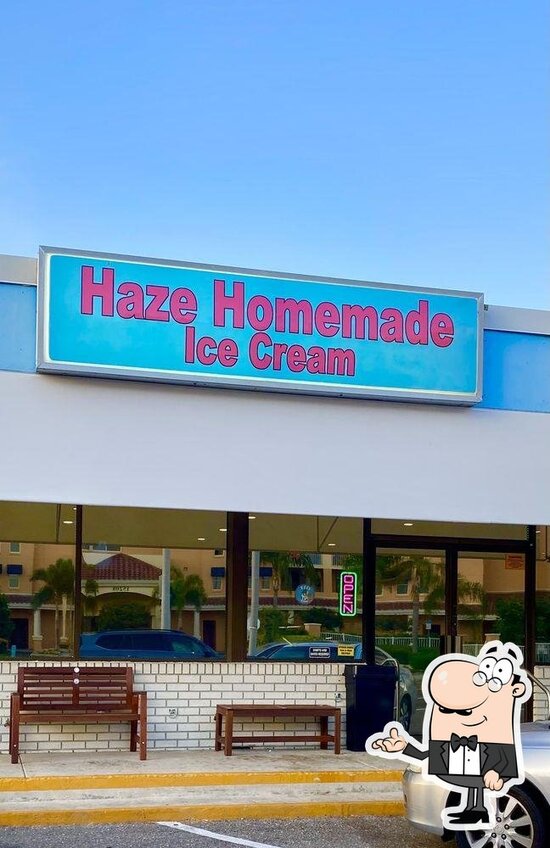 Menu at Haze Ice Cream restaurant, Madeira Beach