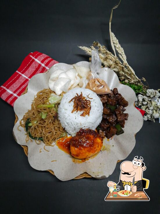 Menu at Raihan Nasi Uduk Stall restaurant, Central Jakarta