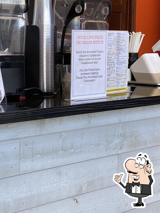 Carta de Juicing LIFE Bar & Cafe´, Newport News