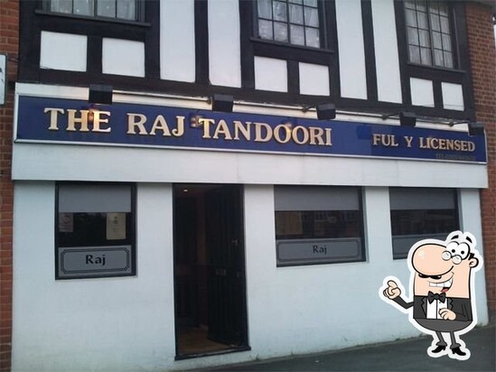 Menu at Raj Tandoori restaurant, Newcastle upon Tyne