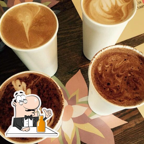 Menu at Green Salmon cafe, Yachats