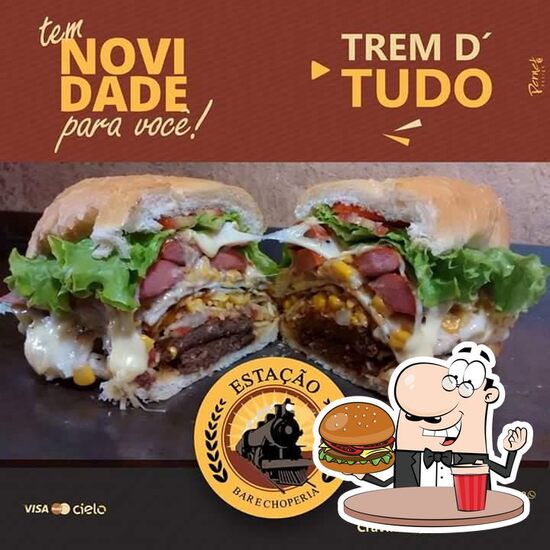 Menu em Estaçao Bar e Choperia, Cravinhos, R. Saldanha Marinho