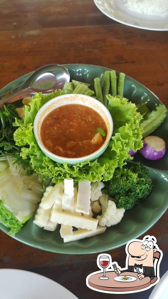 Menu at Coconut resort restaurant, Ban Laeng