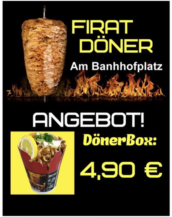 Speisekarte von Firat Döner restaurant, Weilheim in Oberbayern