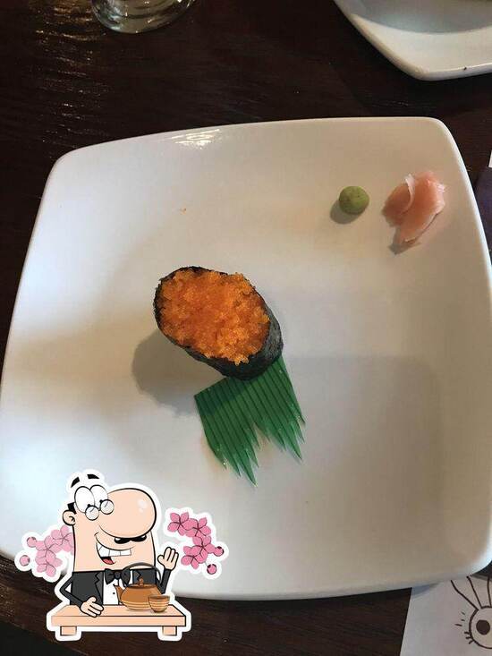 Menu at Sushi Itto restaurant, Orizaba