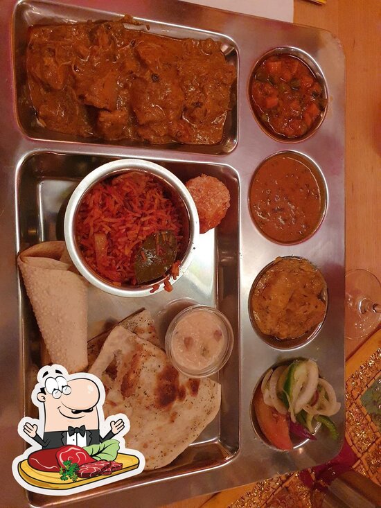 Menu at Indian Thali restaurant, Albufeira
