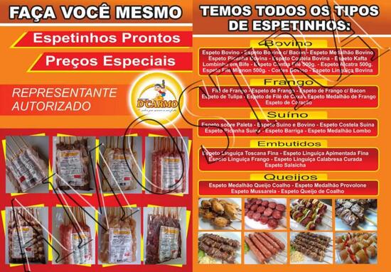 Menu Em Espetinhos Do Papai Cafeteria Cotia