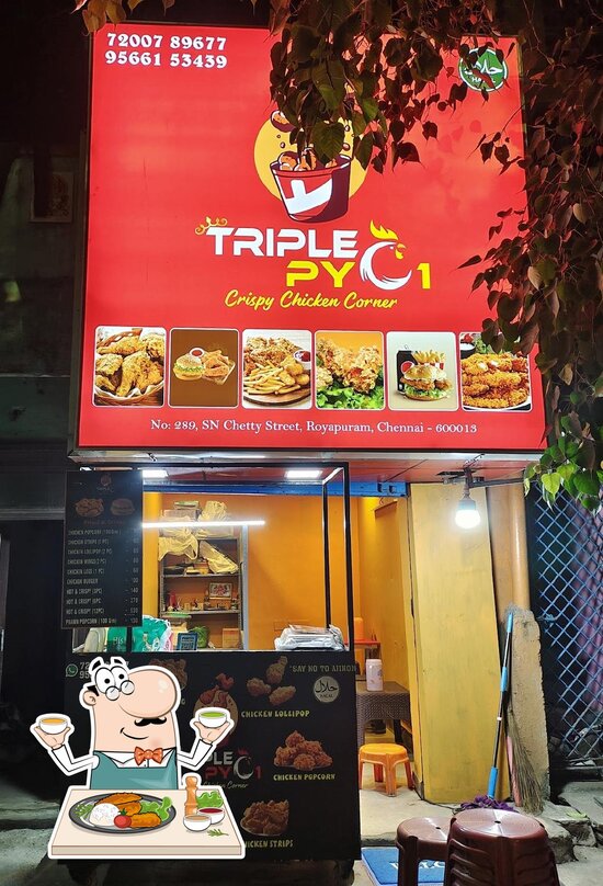 Menu at Triple C Crispy Chicken Corner, Chennai