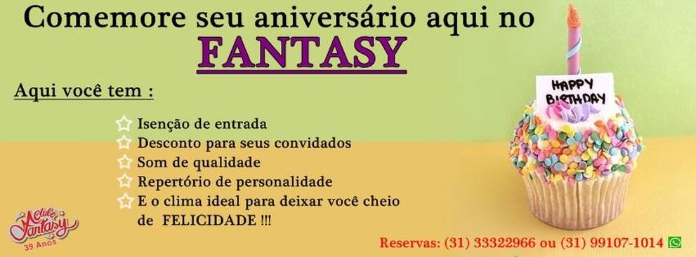 Clube Fantasy, Belo Horizonte — R. Santa Juliana, telefone (31