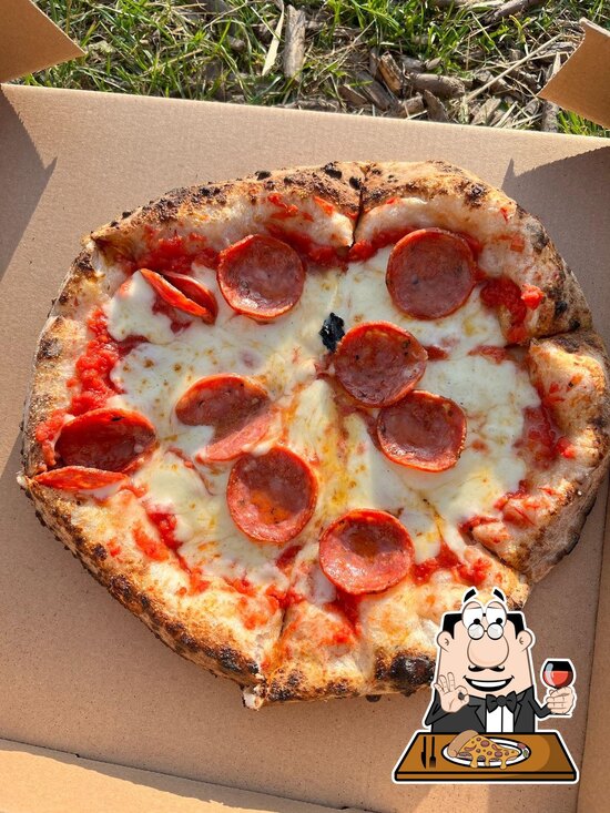 Menu at Flaming Dough Wood Fired Pizza pizzeria, Billingham