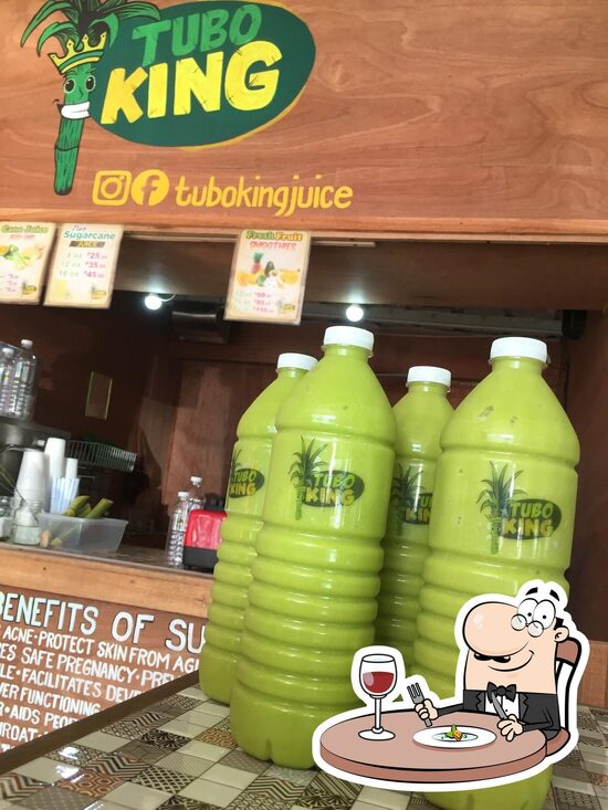 Menu at Tubo King Juice cafe, Davao City