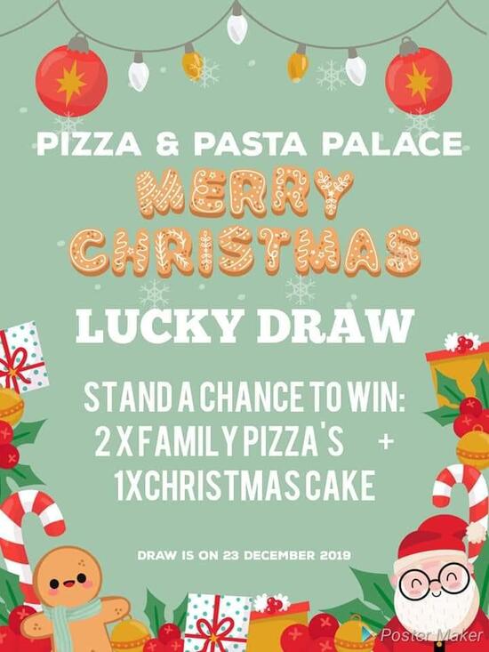 Menu at Pizza & Pasta Palace Nigel pizzeria, Nigel