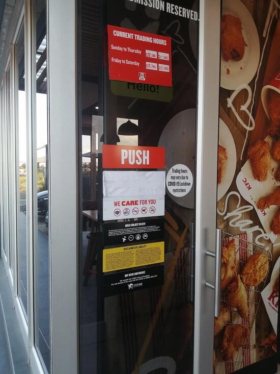 Menu at KFC - Kwa Thema Square restaurant, Brakpan