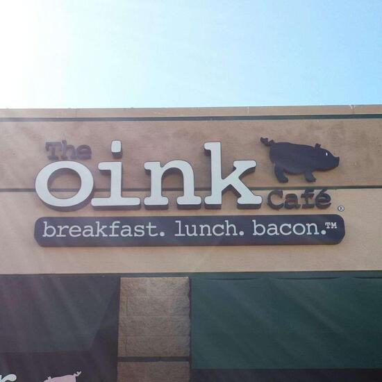 Menu at The Oink Cafe - Paradise Valley, Phoenix