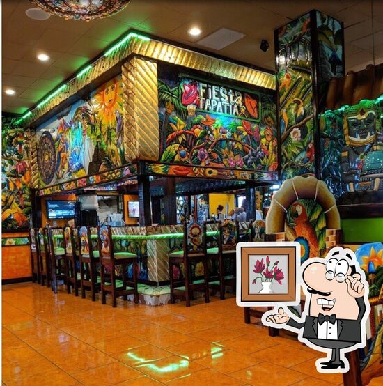 Menu at Fiesta Tapatia restaurant, USA
