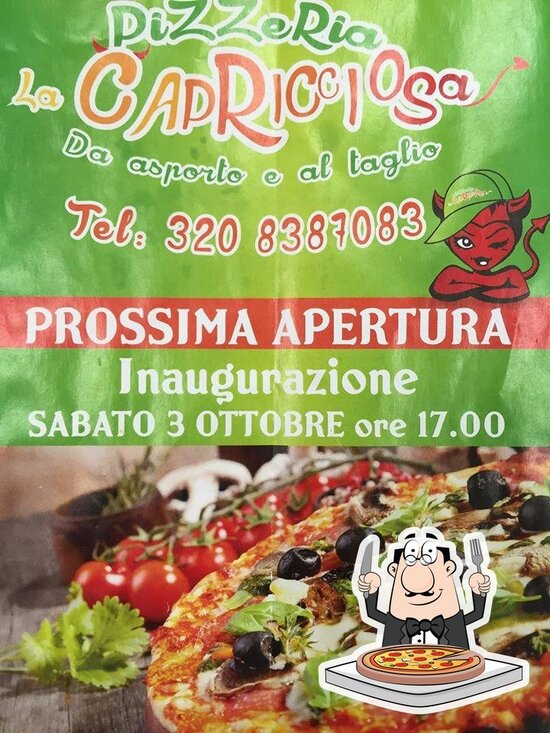 Menu at pizzeria la capricciosa, Frassinelle Polesine