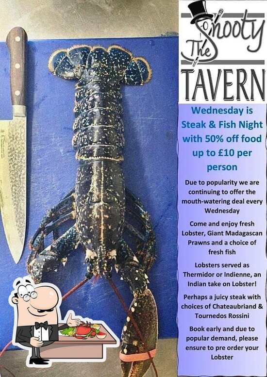 The Snooty Tavern, 12 The Grn in Great Staughton Restaurant menu and