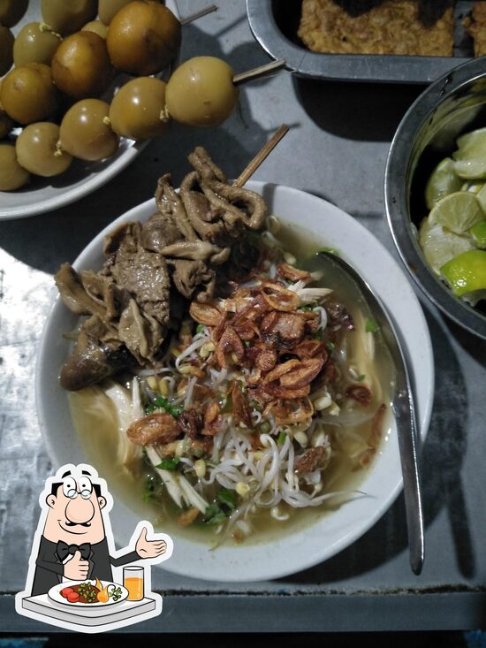 Menu at Soto pak slamet restaurant, Semarang, Jl. Lemah Gempal 1