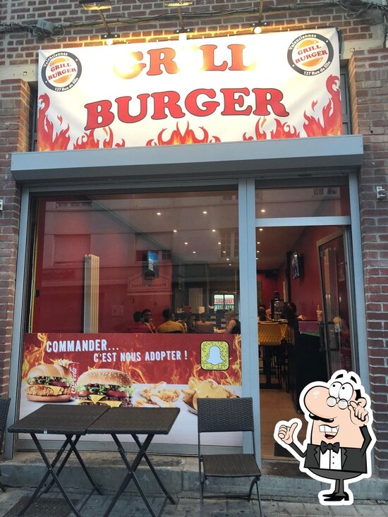 Menu at Grill burger restaurant, Valenciennes