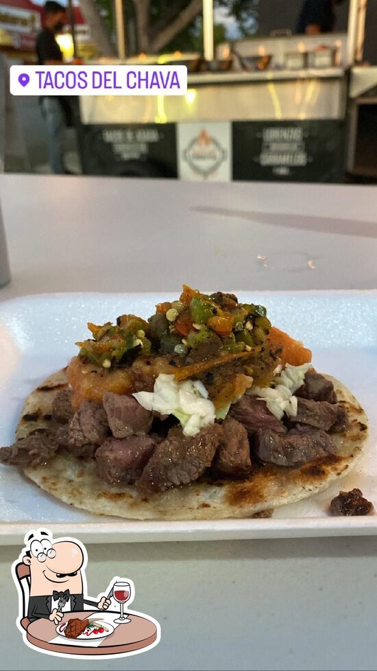 Menu at Tacos del Jordy restaurant, Hermosillo