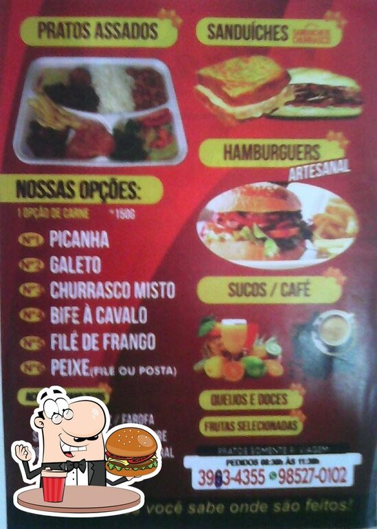 Menu at Girassol Maravilha Rotisseria restaurant, Rio de Janeiro