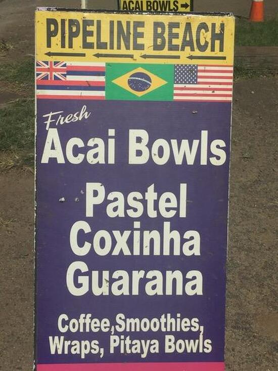 Menu at Crispy Grindz Pastelaria restaurant, Pupukea, Haleiwa Shopping
