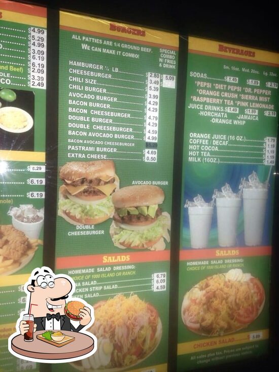 S S Burger Basket, 8535 Cherry Ave in Fontana Restaurant menu and reviews