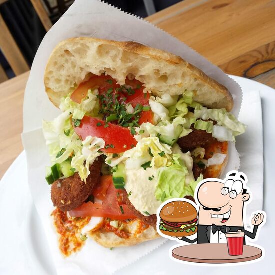 Menu at Food Box Kebab restaurant, Riga