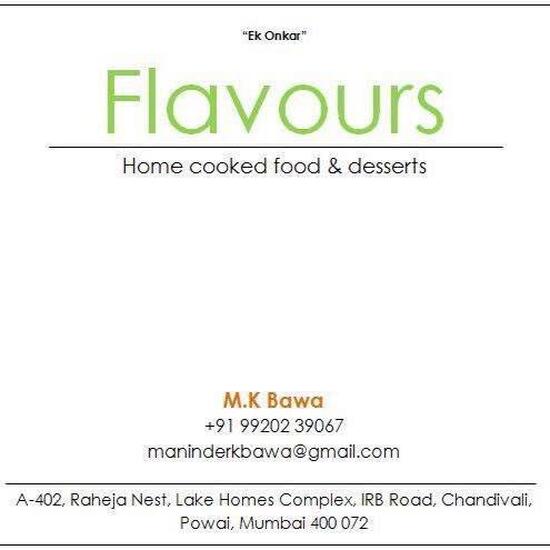 Menu At House Of Flavours Mangaluru