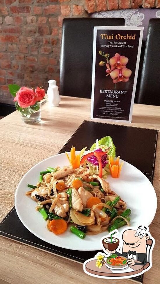 Menu at Thai Orchid restaurant, Scarborough