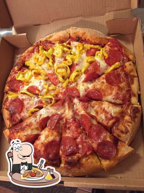 Menu at Zavarelli's Pizza Shop pizzeria, Canton