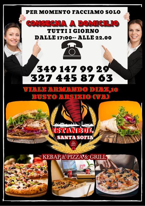 Menu Da Santa Sofia Istanbul Kebap Pizza Grill Ristorante Busto Arsizio